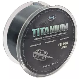 Волосінь Katran Titanium Feeder 300m (metalic) 0.215mm 8.35lb/3.63kg, фото 